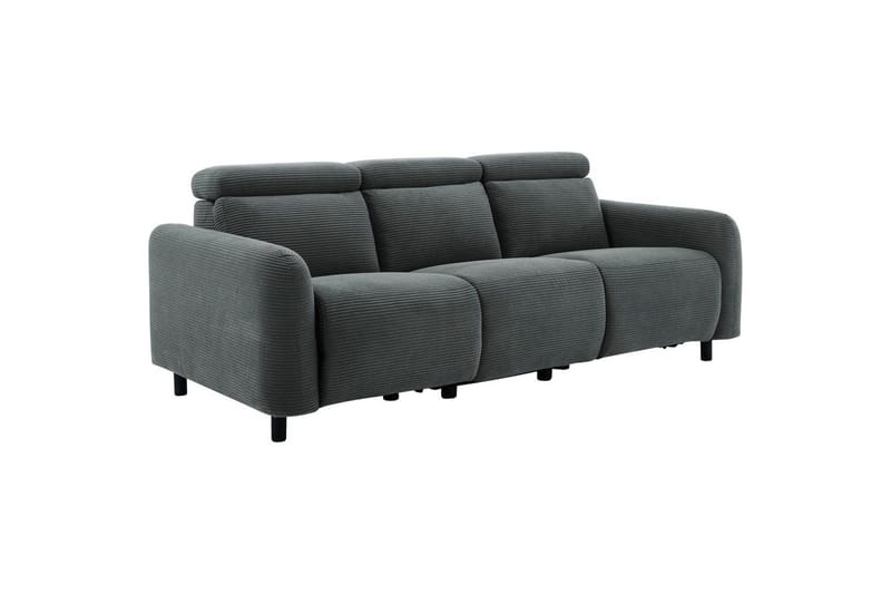 Reclinersoffa utan hörn Loft24 Skaane Reclinersoffa 3-sits Grey Manchester - Möbler - Soffa - Biosoffa & reclinersoffa - 3 sits biosoffa & reclinersoffa