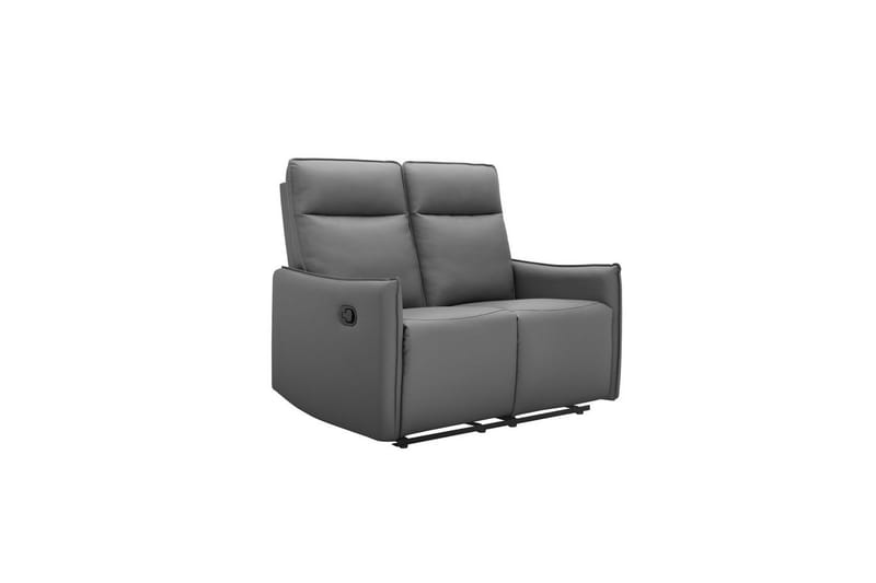 Reclinersoffa utan hörn Loft24 Soffa 2-sits Loft24 Lugo Grey Artificial leather - Möbler - Soffa - Biosoffa & reclinersoffa - 2 sits biosoffa & reclinersoffa