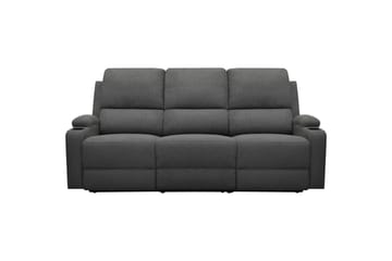 Reclinersoffa utan hörn Loft24 Soffa 3-sits Loft24 Dallas Grey Belfast fabric - Möbler - Soffa - Biosoffa & reclinersoffa