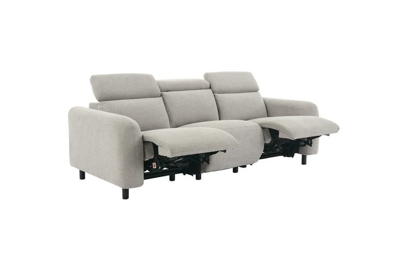 Skaane Reclinersoffa 3-sits - Grå - Möbler - Soffa - Biosoffa & reclinersoffa - 3 sits biosoffa & reclinersoffa