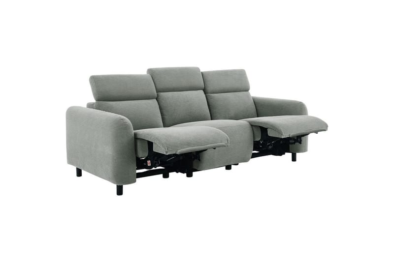 Skaane Reclinersoffa 3-sits - Grå - Möbler - Soffa - Biosoffa & reclinersoffa - 3 sits biosoffa & reclinersoffa