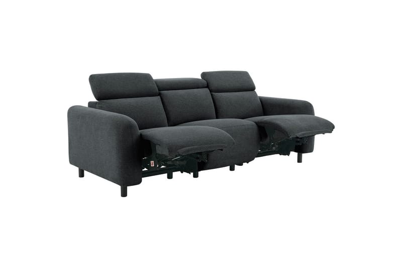 Skaane Reclinersoffa 3-sits - Grå - Möbler - Soffa - Biosoffa & reclinersoffa - 3 sits biosoffa & reclinersoffa