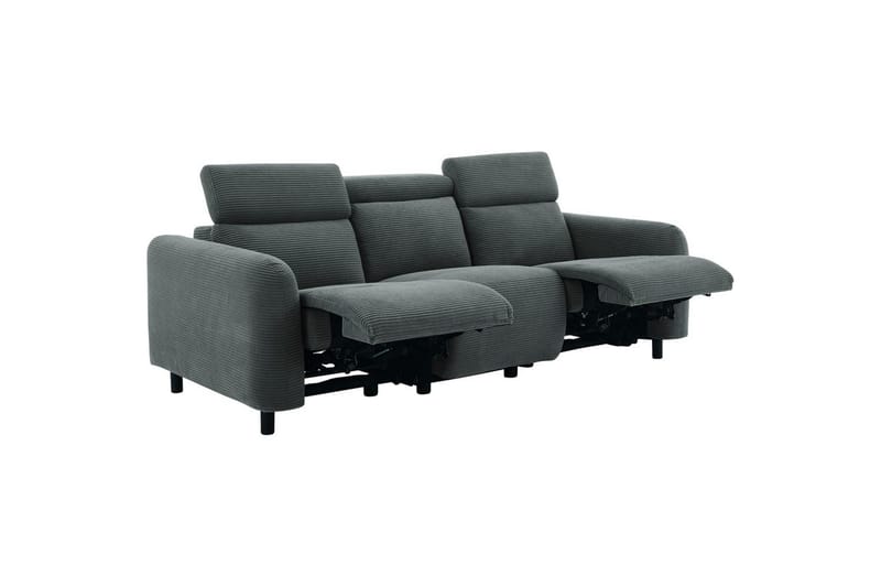 Skaane Reclinersoffa 3-sits - Grå - Möbler - Soffa - Biosoffa & reclinersoffa - 3 sits biosoffa & reclinersoffa