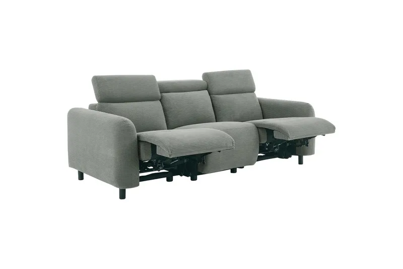 Skaane Reclinersoffa 3-sits - Grå - Möbler - Soffa - Biosoffa & reclinersoffa - 3 sits biosoffa & reclinersoffa