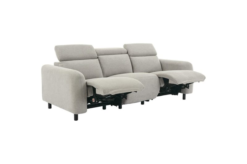 Skaane Reclinersoffa 3-sits - Grå - Möbler - Soffa - Biosoffa & reclinersoffa - 3 sits biosoffa & reclinersoffa