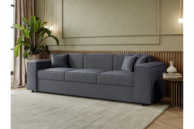 Bizantine Bäddsoffa 3-sits - Grå - Möbler - Soffa - Bäddsoffa