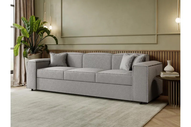 Bizantine Bäddsoffa 3-sits - Grå - Möbler - Soffa - Bäddsoffa