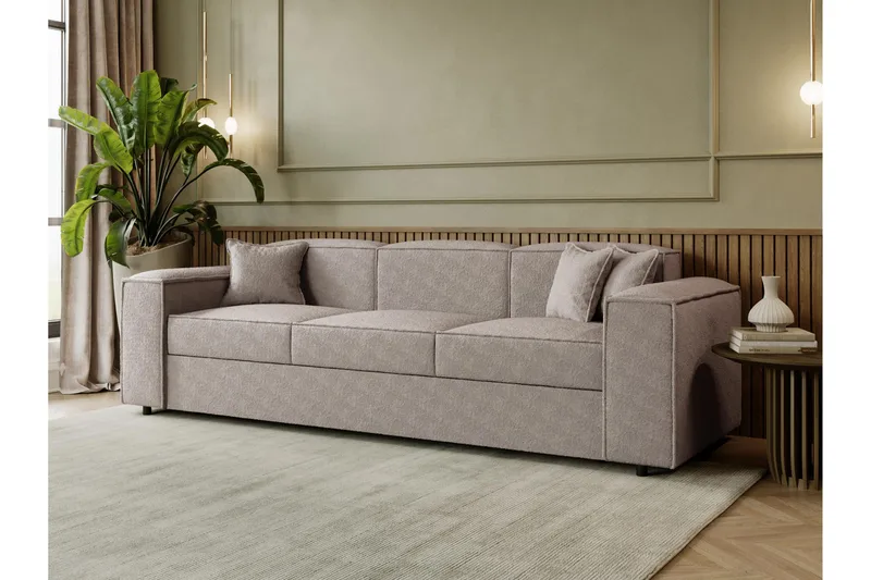 Bizantine Bäddsoffa 3-sits - Grå - Möbler - Soffa - Bäddsoffa