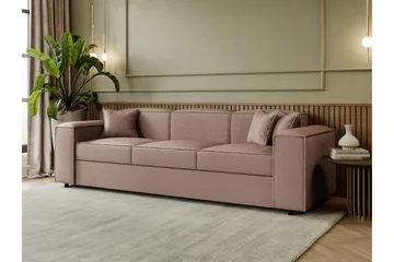 Bizantine Bäddsoffa 3-sits - Rosa - Möbler - Soffa - Bäddsoffa