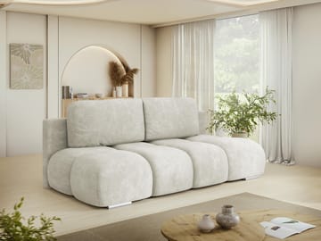 Bjorn 3-sits Bäddsoffa med förvaring - beige - Möbler - Soffa - Bäddsoffa