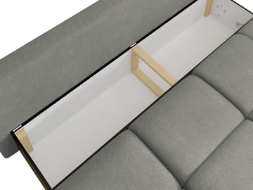 Bjorn 3-sits Bäddsoffa med förvaring - brun - Möbler - Soffa - Bäddsoffa