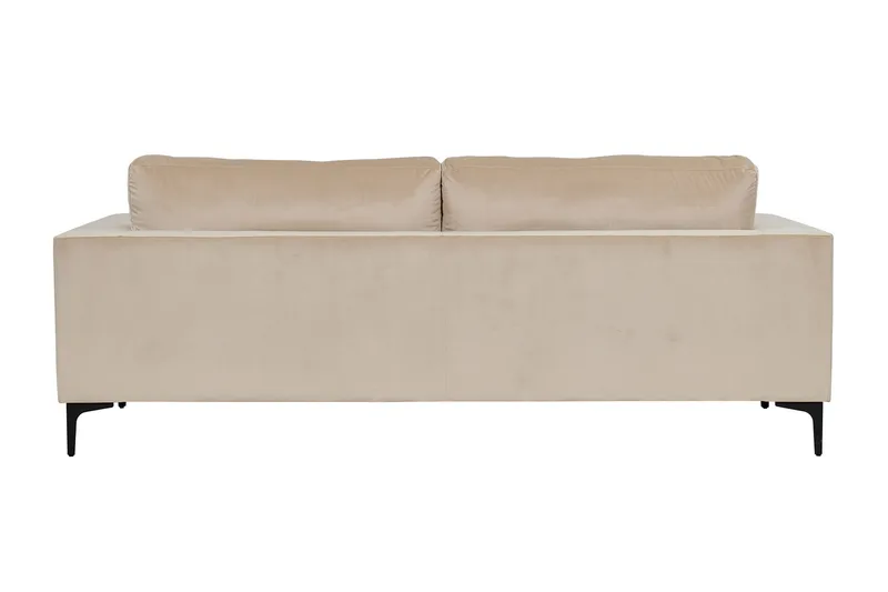 Bolero Sammetssoffa 3-sits - Beige - Möbler - Soffa - Sammetssoffa