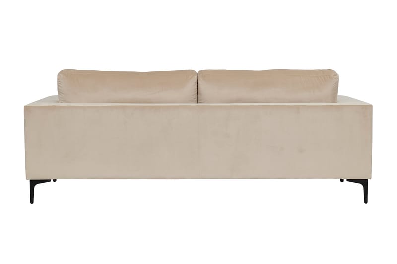Bolero Sammetssoffa 3-sits - Beige - Möbler - Soffa - Sammetssoffa