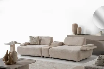 Bonavista 4-sits Soffa Bouclet - Beige - Möbler - Soffa - 4 sits soffa
