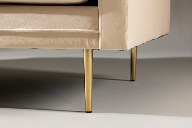 Boom Sammetssoffa 3-sits - Beige - Möbler - Soffa - Sammetssoffa