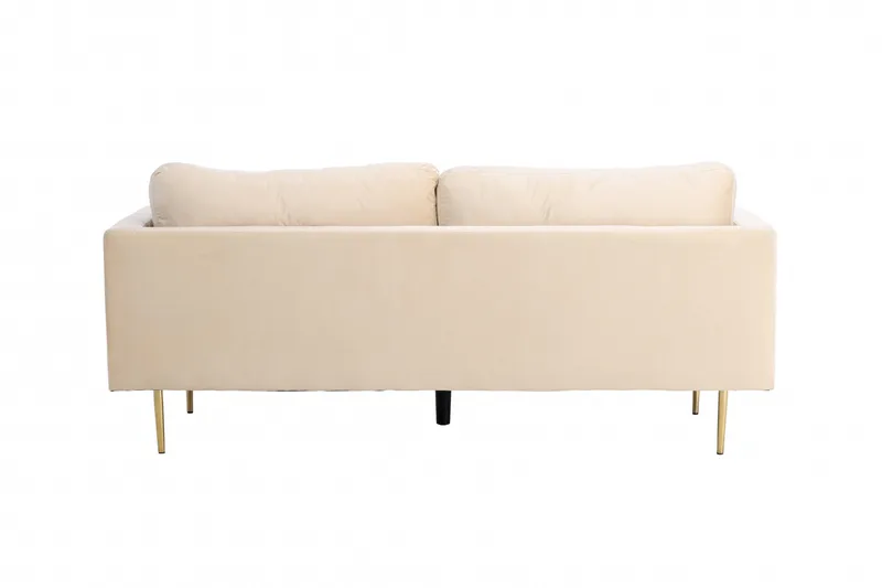 Boom Sammetssoffa 3-sits - Beige - Möbler - Soffa - Sammetssoffa