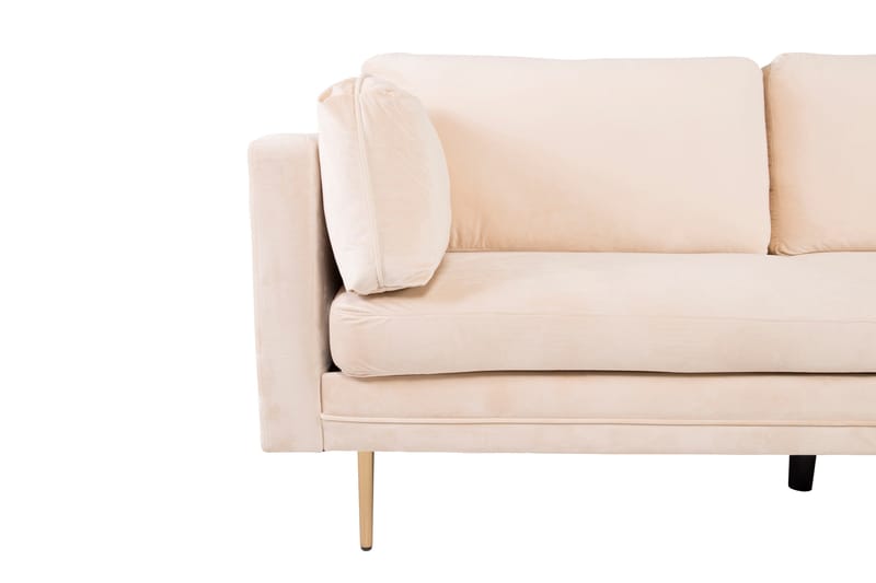 Boom Sammetssoffa 3-sits - Beige - Möbler - Soffa - Sammetssoffa
