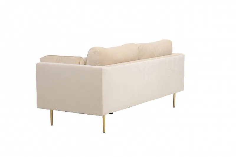 Boom Sammetssoffa 3-sits - Beige - Möbler - Soffa - Sammetssoffa