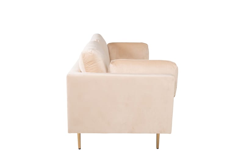 Boom Sammetssoffa 3-sits - Beige - Möbler - Soffa - Sammetssoffa
