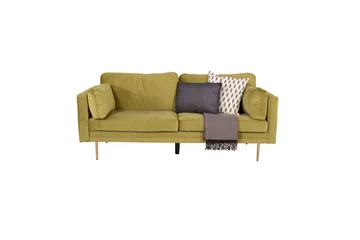 Boom Sammetssoffa 3-sits - Grön - Möbler - Soffa - Sammetssoffa