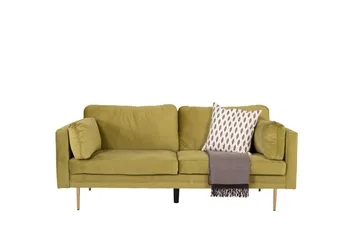 Boom Sammetssoffa 3-sits - Grön - Möbler - Soffa - Sammetssoffa