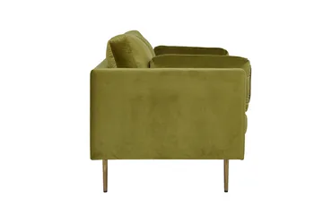 Boom Sammetssoffa 3-sits - Grön - Möbler - Soffa - Sammetssoffa