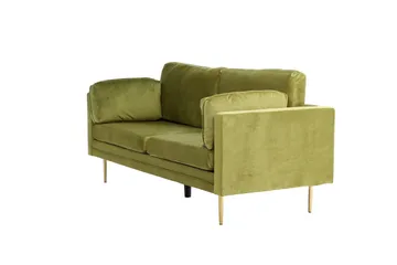 Boom Sammetssoffa 3-sits - Grön - Möbler - Soffa - Sammetssoffa