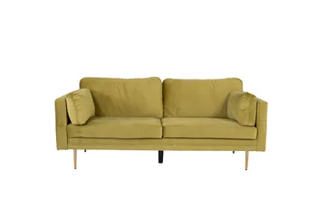 Boom Sammetssoffa 3-sits - Grön - Möbler - Soffa - Sammetssoffa