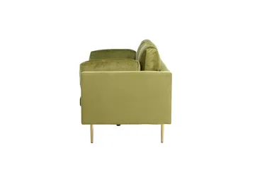 Boom Sammetssoffa 3-sits - Grön - Möbler - Soffa - Sammetssoffa