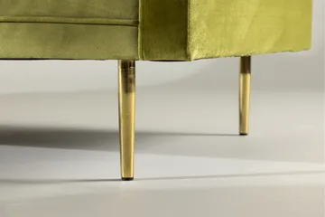 Boom Sammetssoffa 3-sits - Grön - Möbler - Soffa - Sammetssoffa