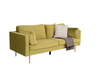 Boom Sammetssoffa 3-sits - Grön - Möbler - Soffa - Sammetssoffa