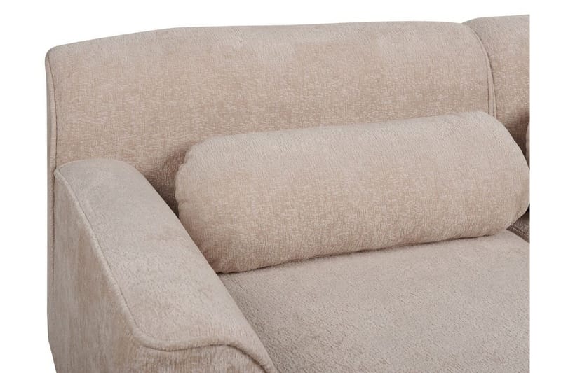 Bree Hörnsoffa 3-sits - Beige/Ljust trä - Möbler - Soffa - Bäddsoffa