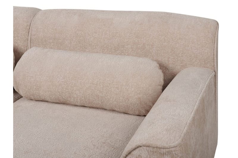 Bree Hörnsoffa 3-sits - Beige/Ljust trä - Möbler - Soffa - Bäddsoffa