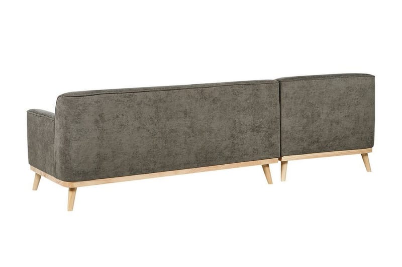 Bree Hörnsoffa 3-sits - Grön/Ljust trä - Möbler - Soffa - Bäddsoffa