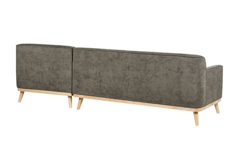 Bree Hörnsoffa 3-sits - Grön/Ljust trä - Möbler - Soffa - Bäddsoffa