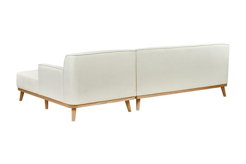 Bree Hörnsoffa 3-sits - Vit/Ljust trä - Möbler - Soffa - Bäddsoffa