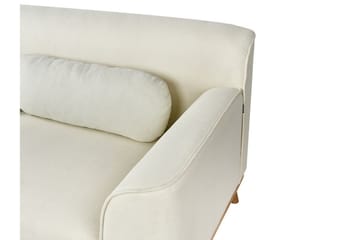 Bree Hörnsoffa 3-sits - Vit/Ljust trä - Möbler - Soffa - Bäddsoffa
