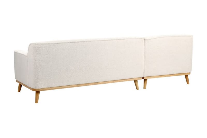 Bree Hörnsoffa 3-sits - Vit/Ljust trä - Möbler - Soffa - Hörnsoffa