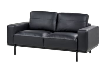 Bruna Soffa 2-sits - Svart - Möbler - Soffa - Skinnsoffor