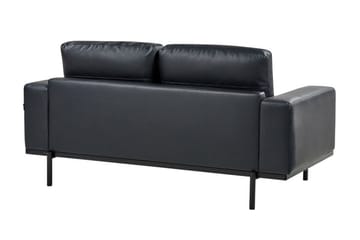 Bruna Soffa 2-sits - Svart - Möbler - Soffa - Skinnsoffor