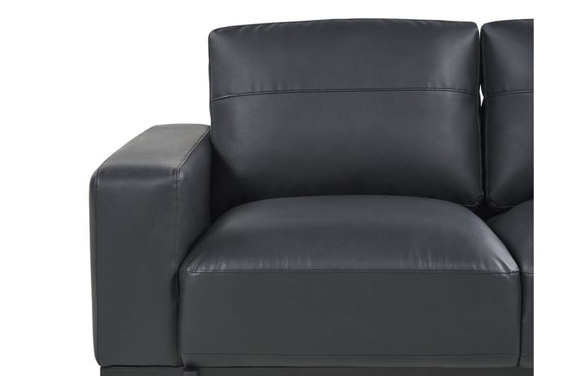 Bruna Soffa 2-sits - Svart - Möbler - Soffa - Skinnsoffor