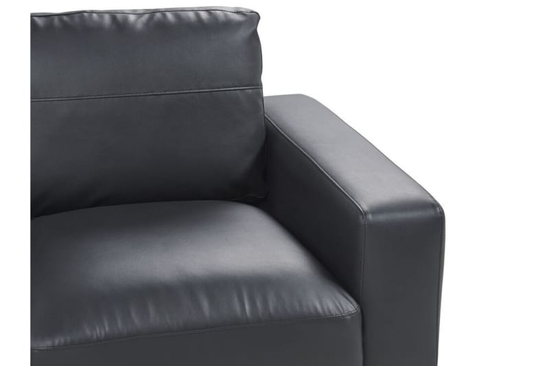 Bruna Soffa 2-sits - Svart - Möbler - Soffa - Skinnsoffor