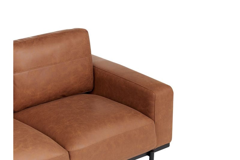 Bruna Soffa 3-sits - Brun - Möbler - Soffa - Skinnsoffor