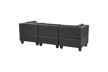 Buck Soffa 3-sits - Svart - Möbler - Soffa - 3 sits soffa