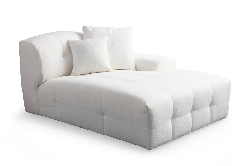 Buddy 4-sits Soffa med Divan - Vit - Möbler - Soffa - Divansoffor & schäslongsoffa