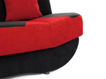 Burralla 3-sits Bäddsoffa - svart - Möbler - Soffa - Bäddsoffa