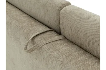 Busness Bäddsoffa 3-sits i Plysch - Grå - Möbler - Soffa - Bäddsoffa