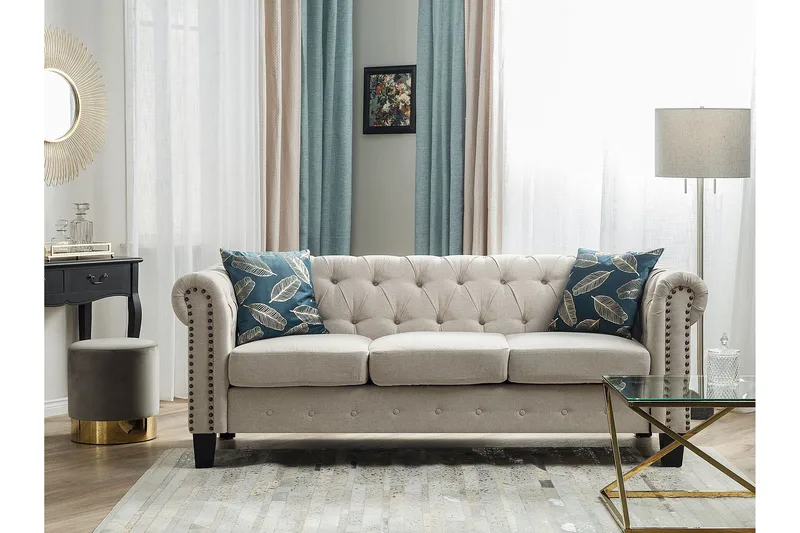 Casonya Soffa 3-sits - Beige - Möbler - Soffa - 3 sits soffa