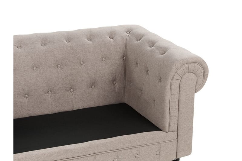 Casonya Soffa 3-sits - Beige/Mörkt trä - Möbler - Soffa - 3 sits soffa