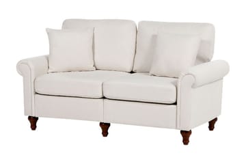 Cher Soffa 2-sits - Beige/Mörkt trä - Möbler - Soffa - 2 sits soffa